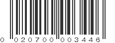 UPC 020700003446