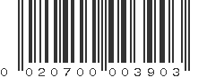 UPC 020700003903