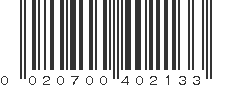 UPC 020700402133