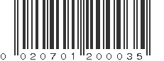 UPC 020701200035