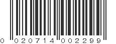 UPC 020714002299