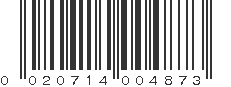 UPC 020714004873