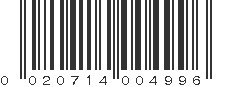 UPC 020714004996