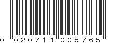 UPC 020714008765