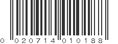 UPC 020714010188