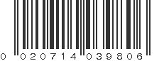 UPC 020714039806