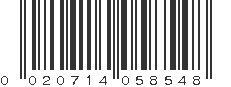 UPC 020714058548