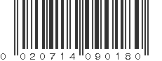 UPC 020714090180