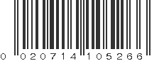 UPC 020714105266