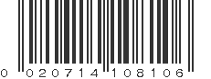 UPC 020714108106