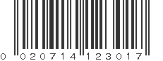 UPC 020714123017