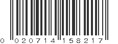 UPC 020714158217