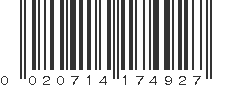 UPC 020714174927