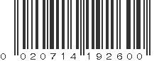 UPC 020714192600