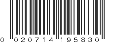 UPC 020714195830