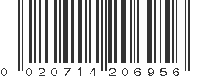 UPC 020714206956