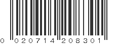 UPC 020714208301