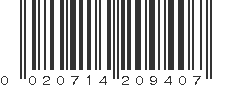 UPC 020714209407