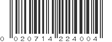 UPC 020714224004