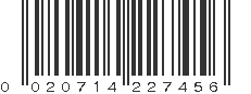 UPC 020714227456