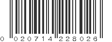 UPC 020714228026