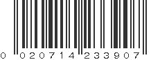 UPC 020714233907