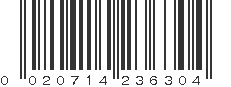 UPC 020714236304