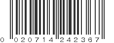 UPC 020714242367