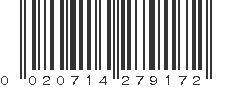 UPC 020714279172