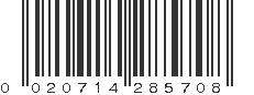 UPC 020714285708