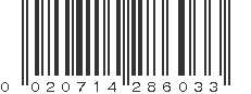 UPC 020714286033