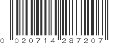 UPC 020714287207