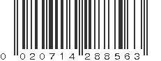 UPC 020714288563