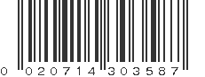 UPC 020714303587