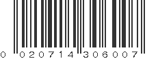 UPC 020714306007