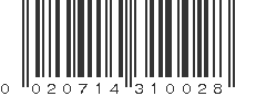 UPC 020714310028