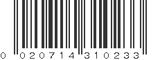 UPC 020714310233