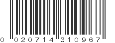 UPC 020714310967