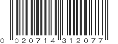 UPC 020714312077