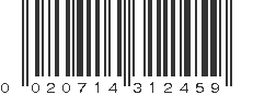 UPC 020714312459