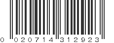 UPC 020714312923