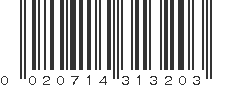 UPC 020714313203