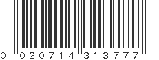 UPC 020714313777