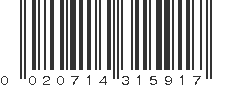 UPC 020714315917