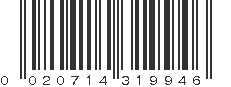 UPC 020714319946