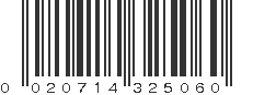 UPC 020714325060