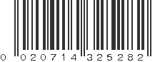 UPC 020714325282