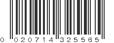 UPC 020714325565