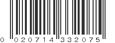 UPC 020714332075