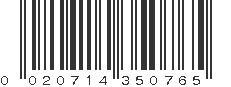 UPC 020714350765